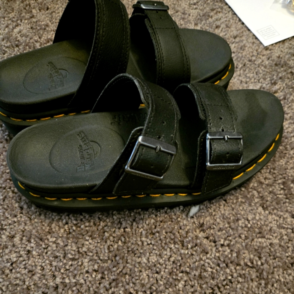 Dr. Martens Black Sandals